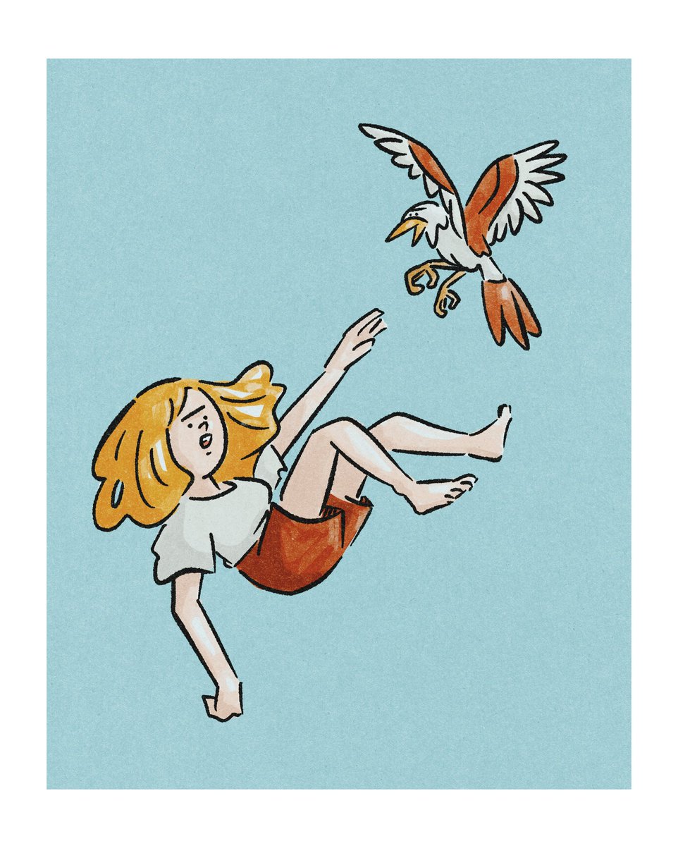 shintaro25250's tweet photo. 魔法が解ける。

#イラスト　#鳥 https://t.co/eaIBVFGonl