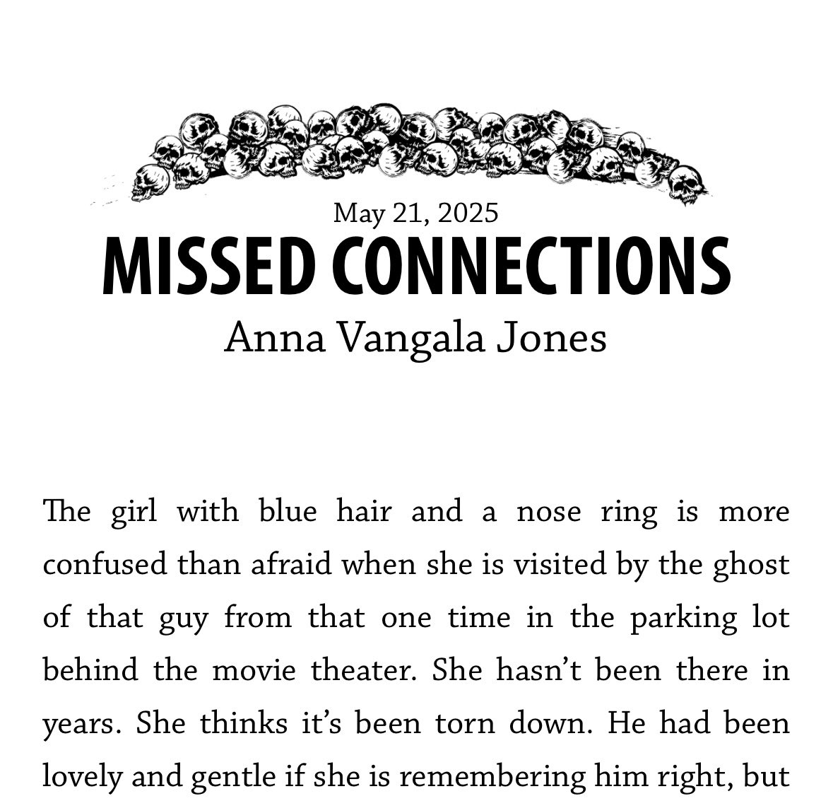 I have another new story in HAD today! it’s from the short story collection I’ve been working on (along with my other recent <a href="/havehadhavehad/">HAD</a> stories)—so grateful to Aaron &amp; any of you who read my fiction ♡ havehashad.com/hadposts/misse…