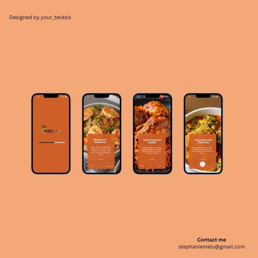 your_tecksis's tweet image. Day 10/30 – Food Delivery Onboarding Screens

Tap. Taste. Repeat.
Crafted a warm and engaging onboarding experience for a food delivery restaurant app, designed to guide users seamlessly from craving to checkout.

#dailyuidesign #foodappdesign #onboardingdesign