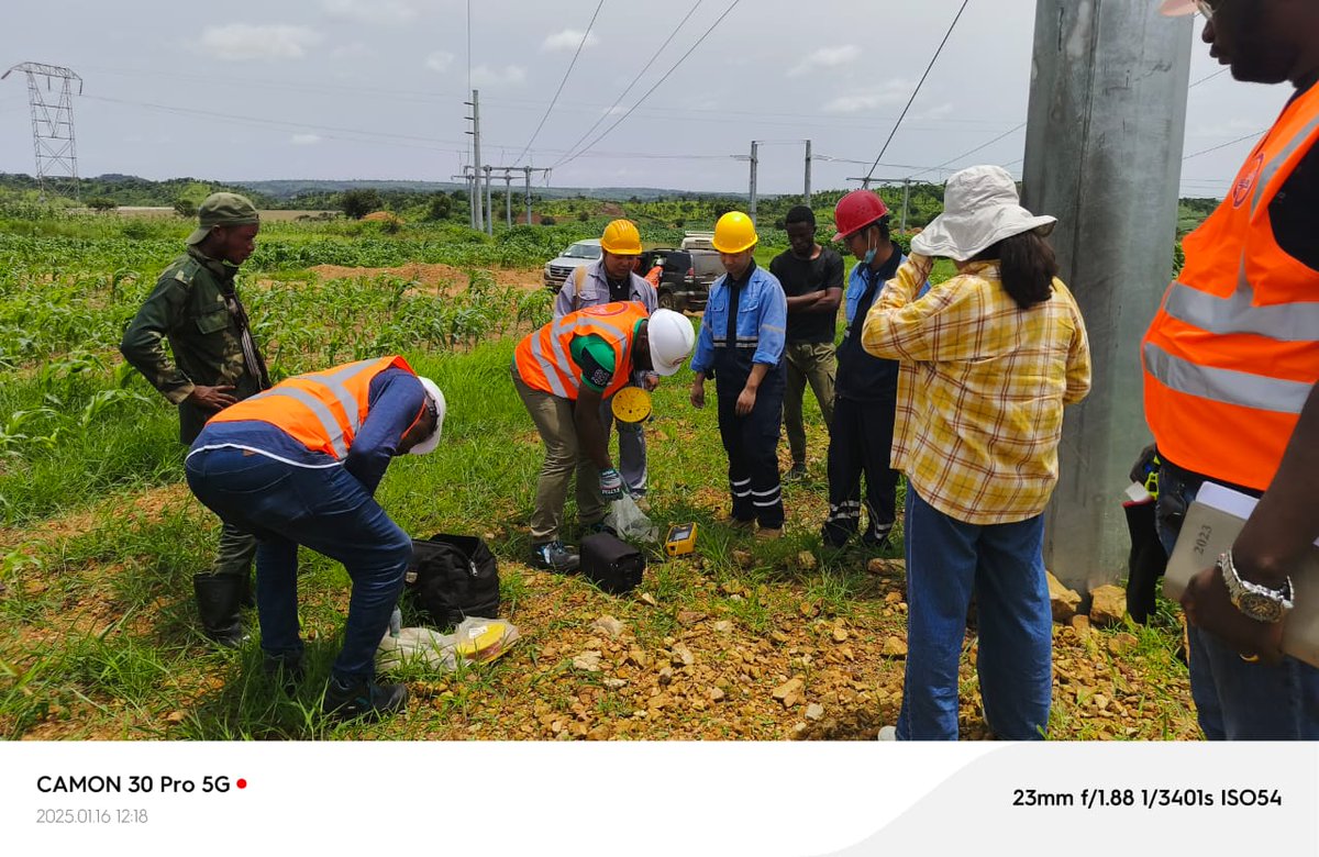 MpukaT's tweet photo. Audit technique de la ligne 120 kV et  poste associé HTB 120/10 kV-40 MVA📍#KAMBOVE https://t.co/FvIdgLeP83