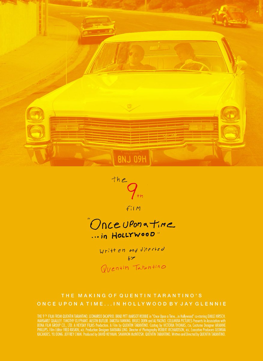 Preorders open via all the usual outlets for my book with Quentin Tarantino on the making of Once Upon a Time… in Hollywood with all key cast &amp; crew.
Our first deep dive release in the Quentin Tarantino Library series.

deadline.com/2025/05/quenti…