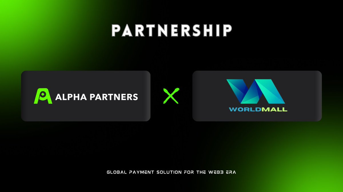 APalphalabs's tweet photo. 🤝 Alpha Partners x @worldmallweb3 🔥
We’re thrilled to partner with World Mall, a cutting-edge Web3 E-commerce platform that empowers users to build their own businesses and win BIG in the digital economy! 🌐🛒
#AlphaPartners #WorldMall #Web3Ecommerce #Partnership #BuildToWin https://t.co/rmmkjYHRq3