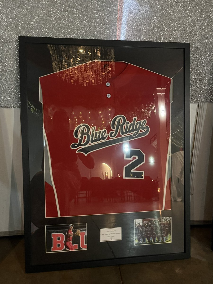BRHSSB22's tweet photo. A sneak peak into our 2025 BRHS softball banquet. Hands down my favorite night of the season when we ALL get to come together and celebrate all of these young ladies accomplishments! 2025 was a season we will all remember forever.  

❤️Framed Jerseys for our 4 year letterman https://t.co/gfCNlQI6KB