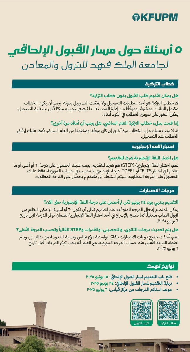 جامعة الملك فهد للبترول والمعادن | KFUPM tweet media