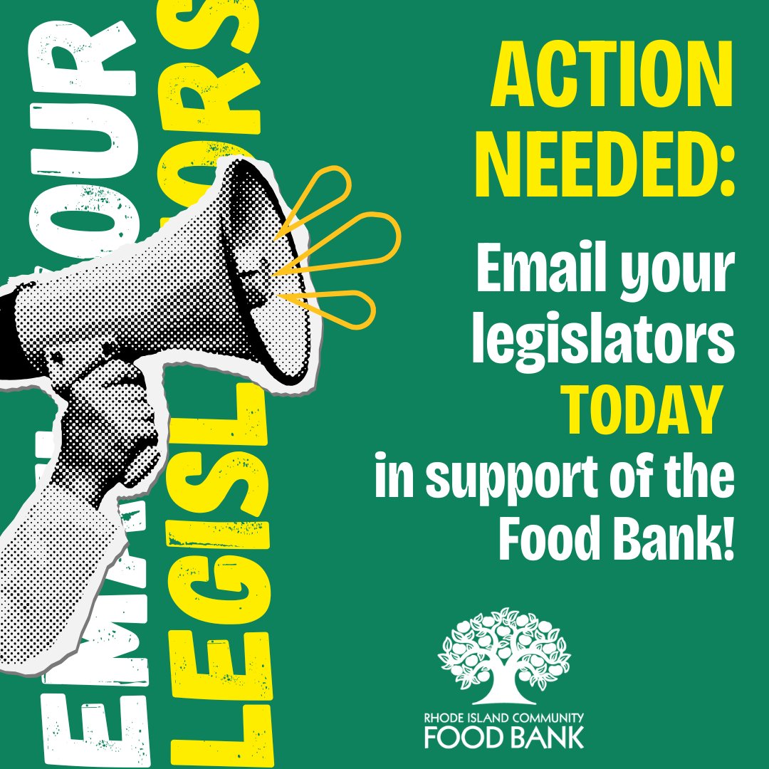 🚨ACTION NEEDED 🚨Gov. McKee is proposing a cut of $250,000 to our funding in the FY26 state budget. Tell your legislators you support an increase to the Food Bank's funding: hsma.good.do/foodbankalloca…