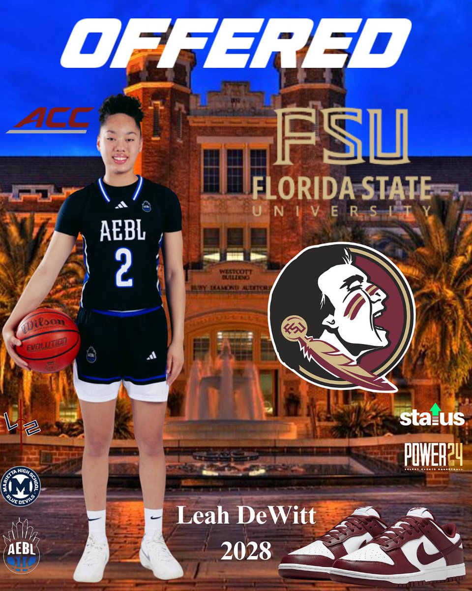 LeahDeWitt2 (@leahdewitt_2) on Twitter photo After a great call with coach <a href="/CoachMoToles/">Morgan Toles</a> , I am very blessed and grateful to receive an offer from Florida State University❤️!! <a href="/aeblgirlz/">AEBL</a> <a href="/MariettaGBB/">Marietta HS Girls Basketball (Ga)</a> <a href="/pitts_academy/">COACH PITTS</a> <a href="/NSTAPES5/">Nick Stapleton</a> <a href="/rdewitt33/">Renee DeWitt</a> <a href="/HoopCoachDeWitt/">Coach DeWitt</a> <a href="/SelectEventsBB/">Select Events Basketball</a> After a great call with coach <a href="/CoachMoToles/">Morgan Toles</a> , I am very blessed and grateful to receive an offer from Florida State University❤️!! <a href="/aeblgirlz/">AEBL</a> <a href="/MariettaGBB/">Marietta HS Girls Basketball (Ga)</a> <a href="/pitts_academy/">COACH PITTS</a> <a href="/NSTAPES5/">Nick Stapleton</a> <a href="/rdewitt33/">Renee DeWitt</a> <a href="/HoopCoachDeWitt/">Coach DeWitt</a> <a href="/SelectEventsBB/">Select Events Basketball</a>