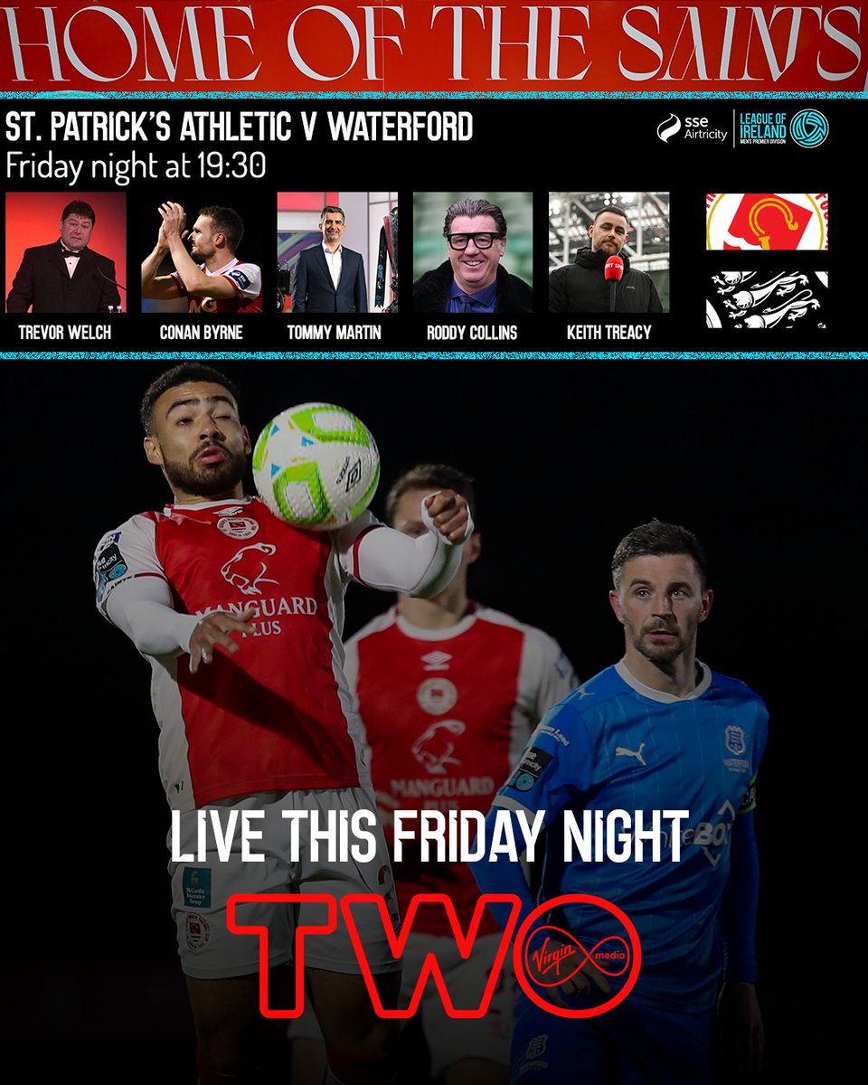 The panel for this Friday night's clash in Inchicore 📺