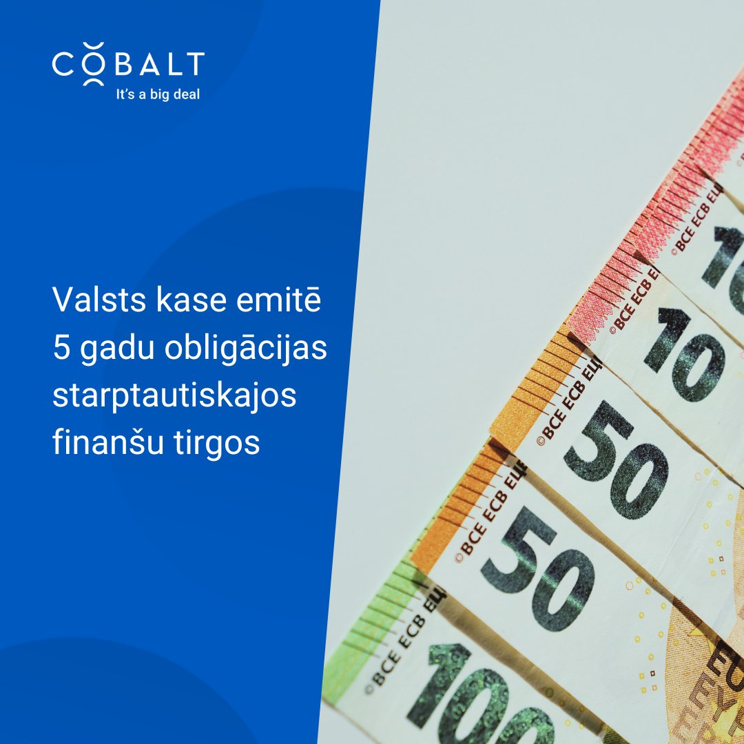Valsts kase Latvijas Republikas vārdā starptautiskajos finanšu tirgos emitēja 5 gadu eiroobligācijas, piesaistot finansējumu 1 miljarda eiro apmērā.
Kopējais pieprasījums pēc Latvijas eiroobligācijām pārsniedzot 3 miljardus eiro.
💶cobalt.legal/lv/news-cases/…