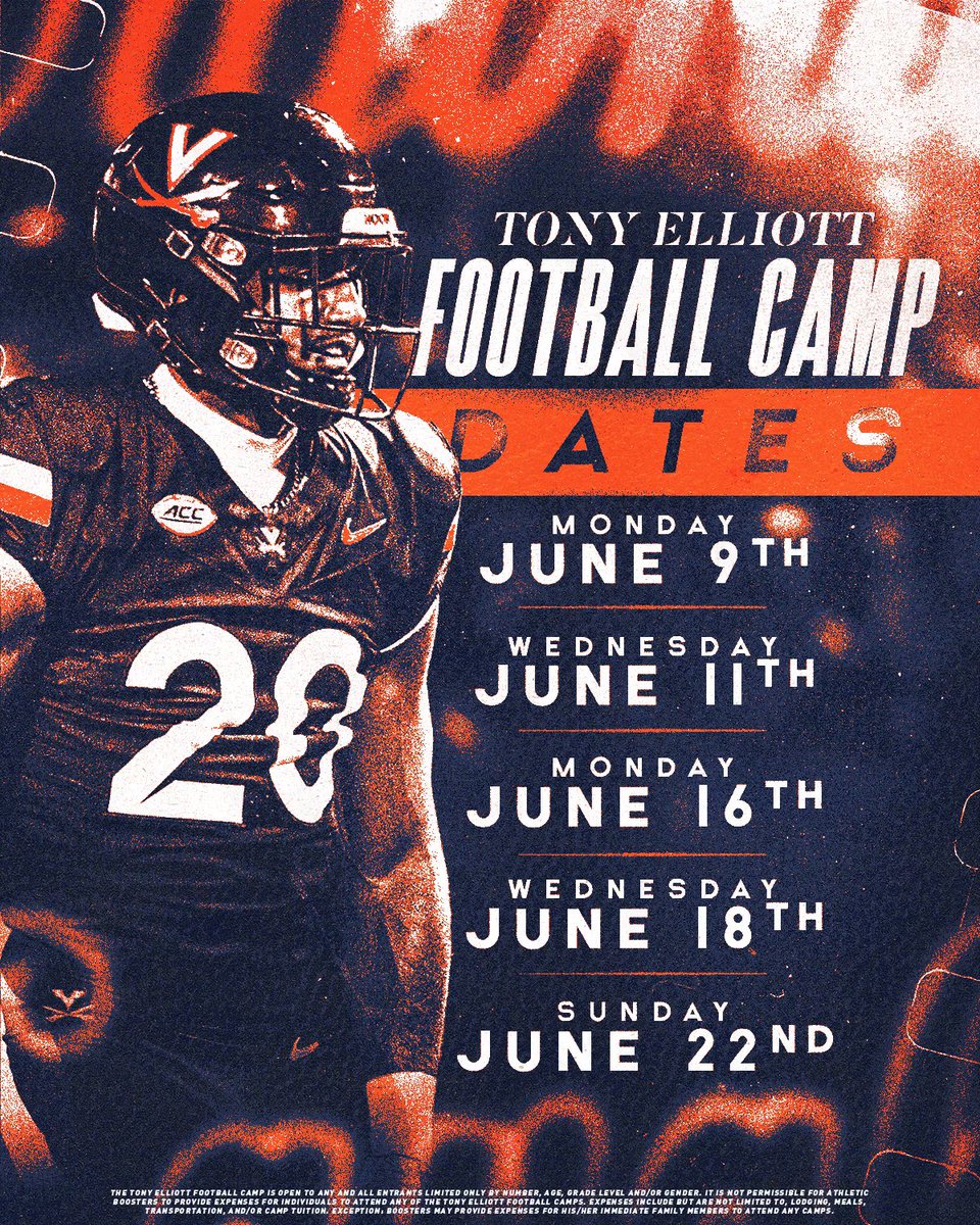 Justin Speros (@jsperos) on Twitter photo Itโs not just another camp inviteโฆReal opportunities are EARNED here.
1๏ธโฃ8๏ธโฃ of our current players received their opportunity to play for <a href="/UVAFootball/">Virginia Football</a> after competing at this camp.
๐: dub.sh/futurehoos Itโs not just another camp inviteโฆReal opportunities are EARNED here.
1๏ธโฃ8๏ธโฃ of our current players received their opportunity to play for <a href="/UVAFootball/">Virginia Football</a> after competing at this camp.
๐: dub.sh/futurehoos