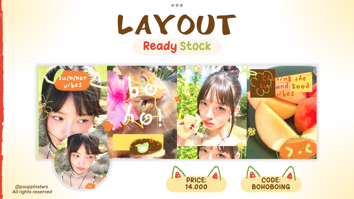 hai teman-teman! 🐰🍀

ino bawa layout ridi stock rei foto terbaru yang bisa kamu order sekarang! 😉 free retext iaaa! 💗

#zonauang #zonaba