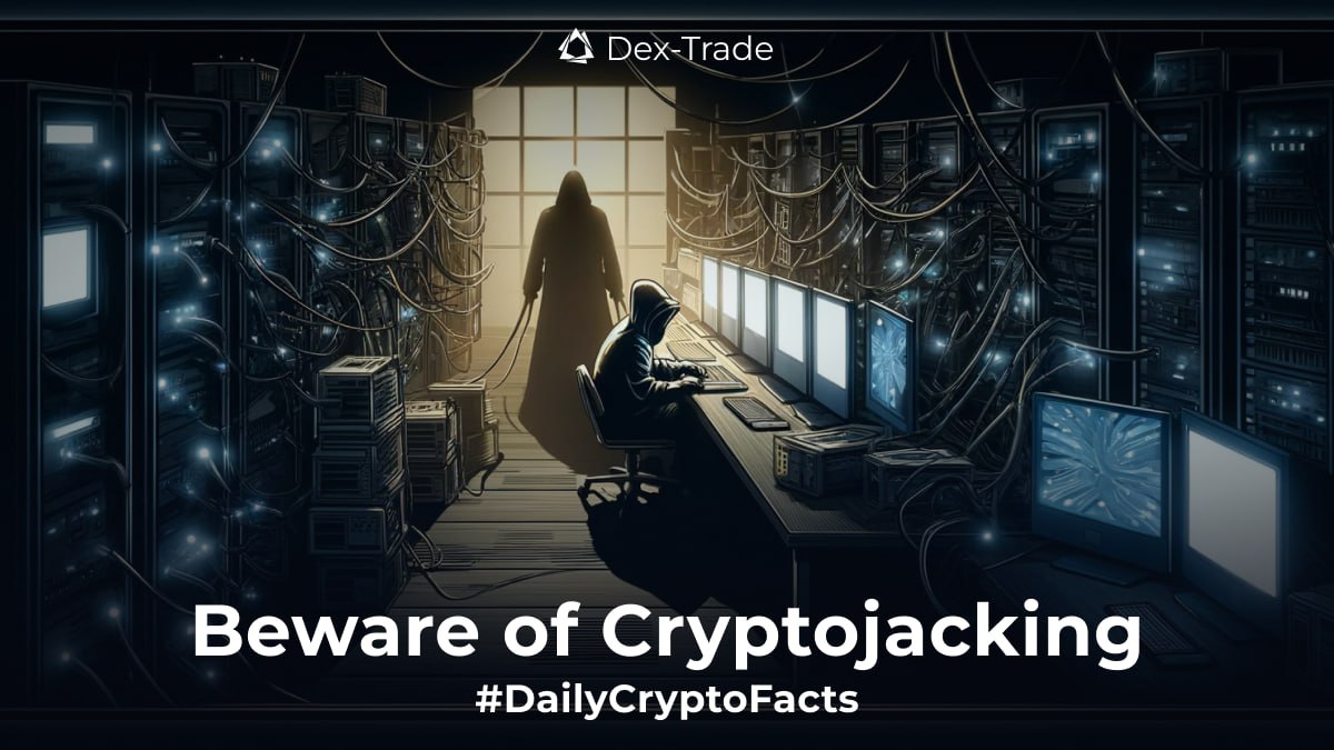⚠️ #CryptoFacts: Beware of Cryptojacking ⚠️

Cryptojacking is a malicious cyber activity where hackers secretly use someone else's computing resources to mine cryptocurrency. This unauthorized use can significantly slow down affected devices and increase energy bills without the