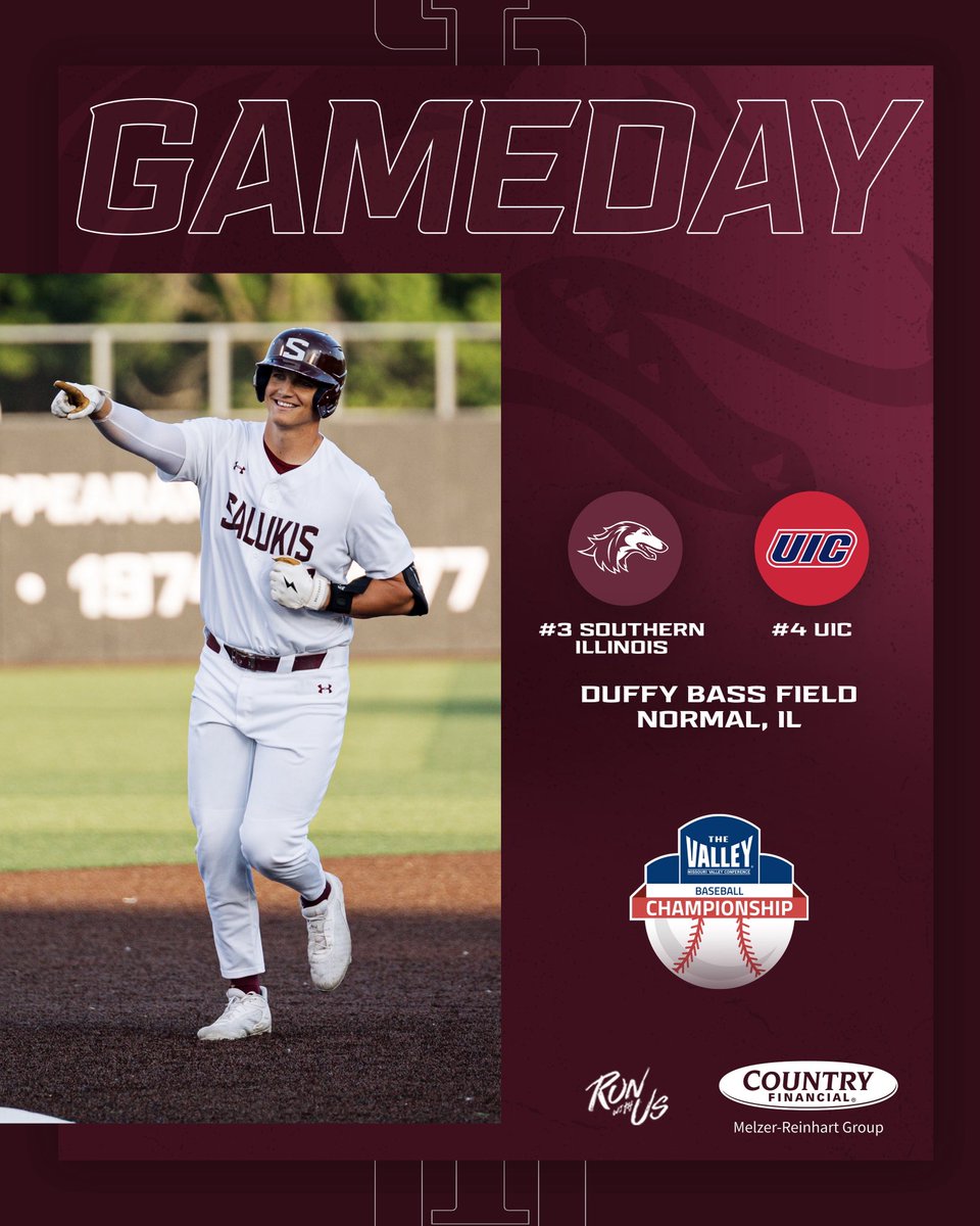 SIU_Baseball's tweet photo. 𝙏𝙝𝙚 𝙋𝙤𝙨𝙩𝙨𝙚𝙖𝙨𝙤𝙣 𝙎𝙩𝙖𝙧𝙩𝙨 𝙉𝙤𝙬 🏆

🆚 #4 UIC
⏰ 12:30 PM 
🏟️ Duffy Bass Field | Normal, IL
📺 https://t.co/99GHPpDDgs 
📻 https://t.co/rNcQ5hbk9J
📊 https://t.co/X8fYdQutzC

#Salukis | #RunWithUs https://t.co/kQhGtSgfiD