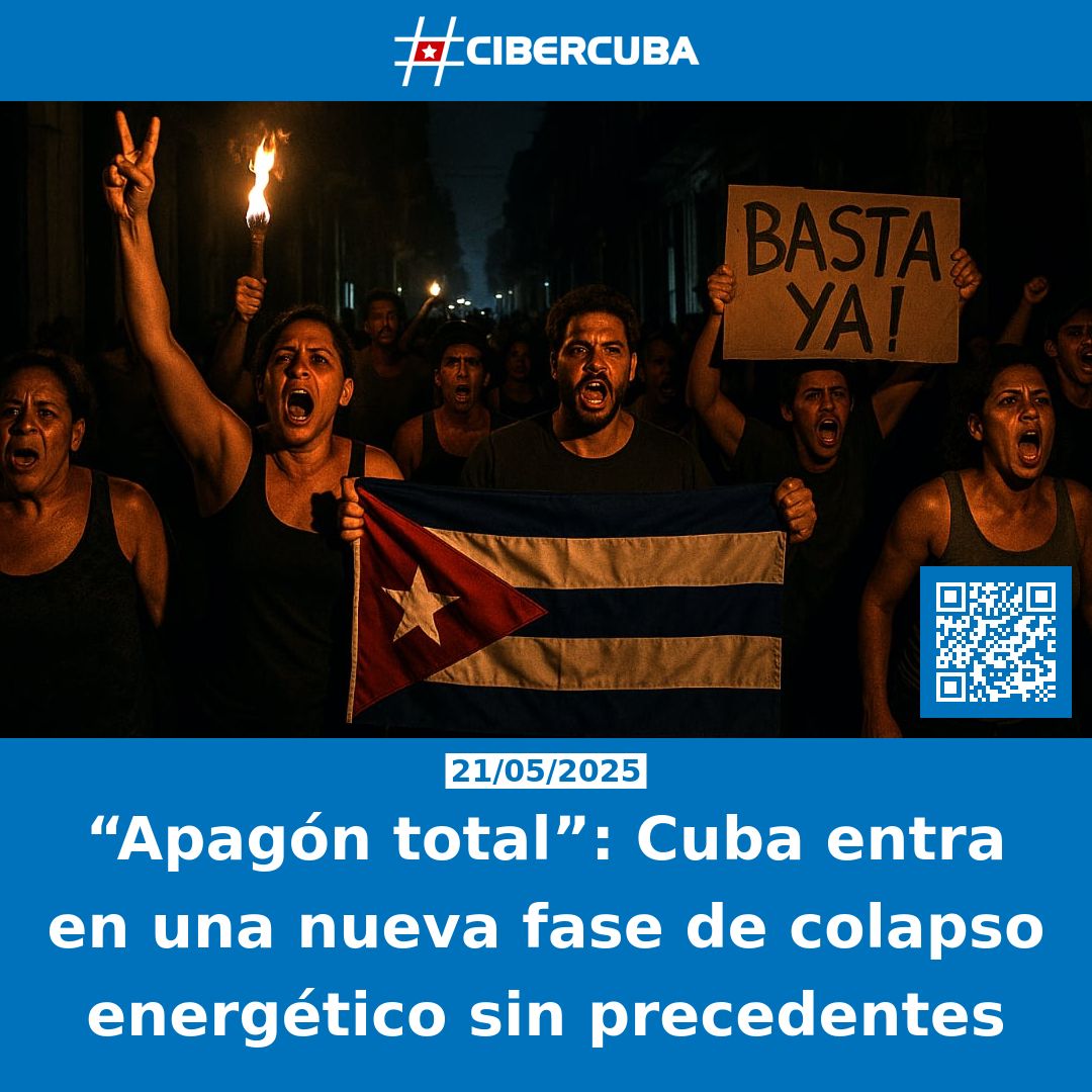 “Apagón total”: Cuba entra en una nueva fase de colapso energético sin precedentes

Leer más: shrlnk.org/noticias/2025-…