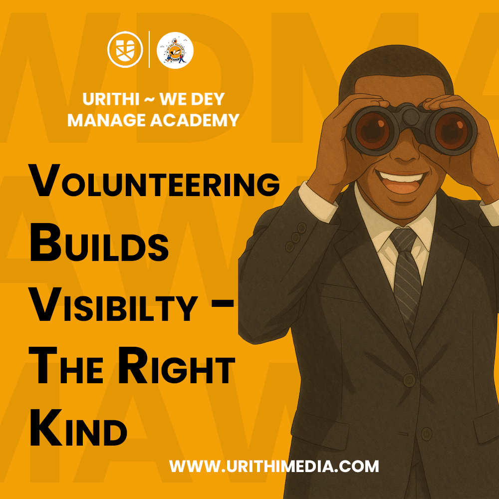 In a world where everyone’s trying to be seen, #volunteering helps you stand out for the right reasons.

You become known as:

 ✔️ A reliable #team player
 ✔️ Someone who shows up without being asked
 ✔️ A #leader who leads with heart, not just title