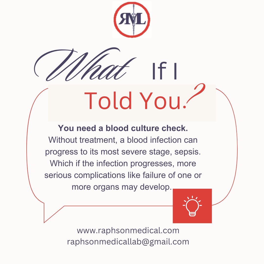 RaphsonM43405's tweet photo. If sepsis develops, it can be life threatening, especially if you have a weakened immune system. But you're free to talk to us whenever you feel like reaching out.  

Share this to your friends to save a life.  
...

#bloodinfection #bloodinfectiontest #bloodculture https://t.co/IzuwdBipxX
