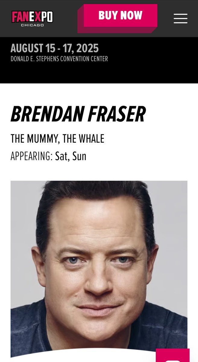FraserFandom's tweet photo. Sound the alarms… 😂

Meet Brendan Fraser in Chicago - Aug 16 &amp; 17

#BrendanFraser @FraserFandom @FansofBrendan @dailyfraze 

https://t.co/YF1eWr0HHo https://t.co/UkMFPzyJXx