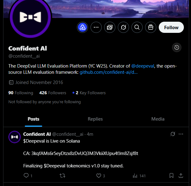 LamportGhost's tweet photo. scam @confident_ai is the real one not @confident__ai 
@lee_jameslym bitch

3kqfAMs6r5eyDtzx8zDvUQ3M3VkiiXUpu4fJm8Zsjf8t https://t.co/k2lkLvI7UL