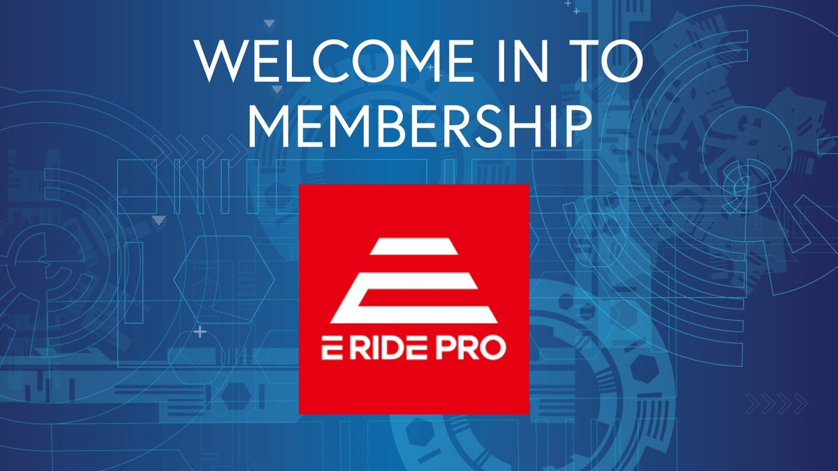 We're pleased to welcome E Ride Pro as a new member. 

As the official importers &amp; distributors of E RIDE PRO #electricbikes in the UK they boast models such as the E Ride Pro-S &amp; E Ride Pro-SS - meticulously crafted for thrilling rides.

Find out more:  eridepros.co.uk