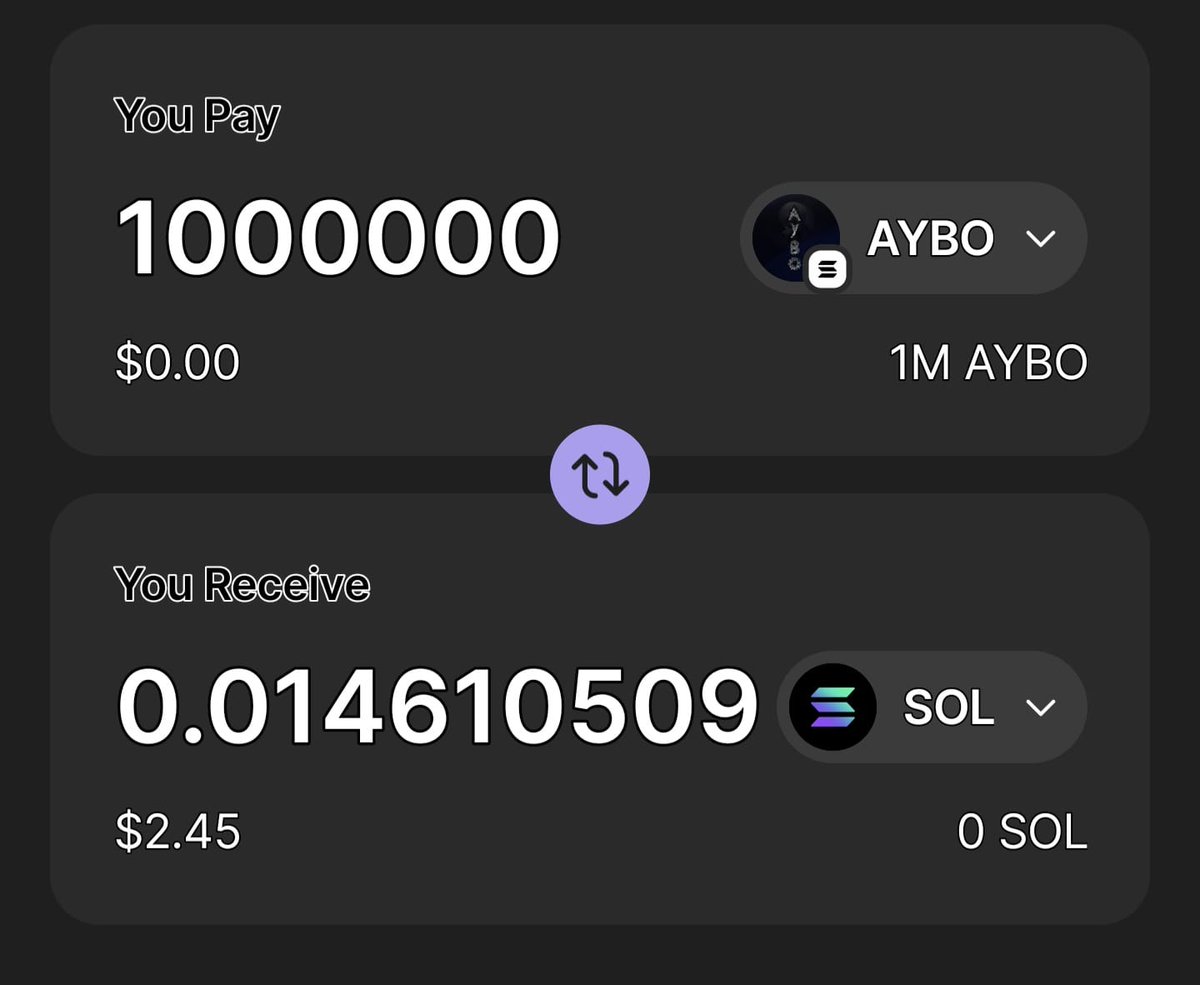 ayboxyz's tweet photo. Don't forget! Sunday we will giveaway 1 AYBO Star NFT for any follower with minimum 500K $AYBO on SOL wallet! Drop your SOL and Polygon addresses!
$AYBO Contract Address: 9YUNLdmZJmtkpLK1rM5TkQE68MV2sH9txVrMBb1XwtKY
Available on Jupiter & Raydium.
#NFT #Crypto #web3 #SOL #AYBO https://t.co/yBLJdiWGfT