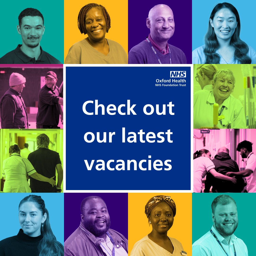 Be Proud. Be Valued. Be Part of Our Team. 💙
 
We have fantastic vacancies available now! If you're passionate, driven, and ready to take the next step in your career, we want to hear from you.
 
👉 oxfordhealth.nhs.uk/careers/vacanc…

#OneOHFT #WorkWithUs #Hiring #NHSJobs