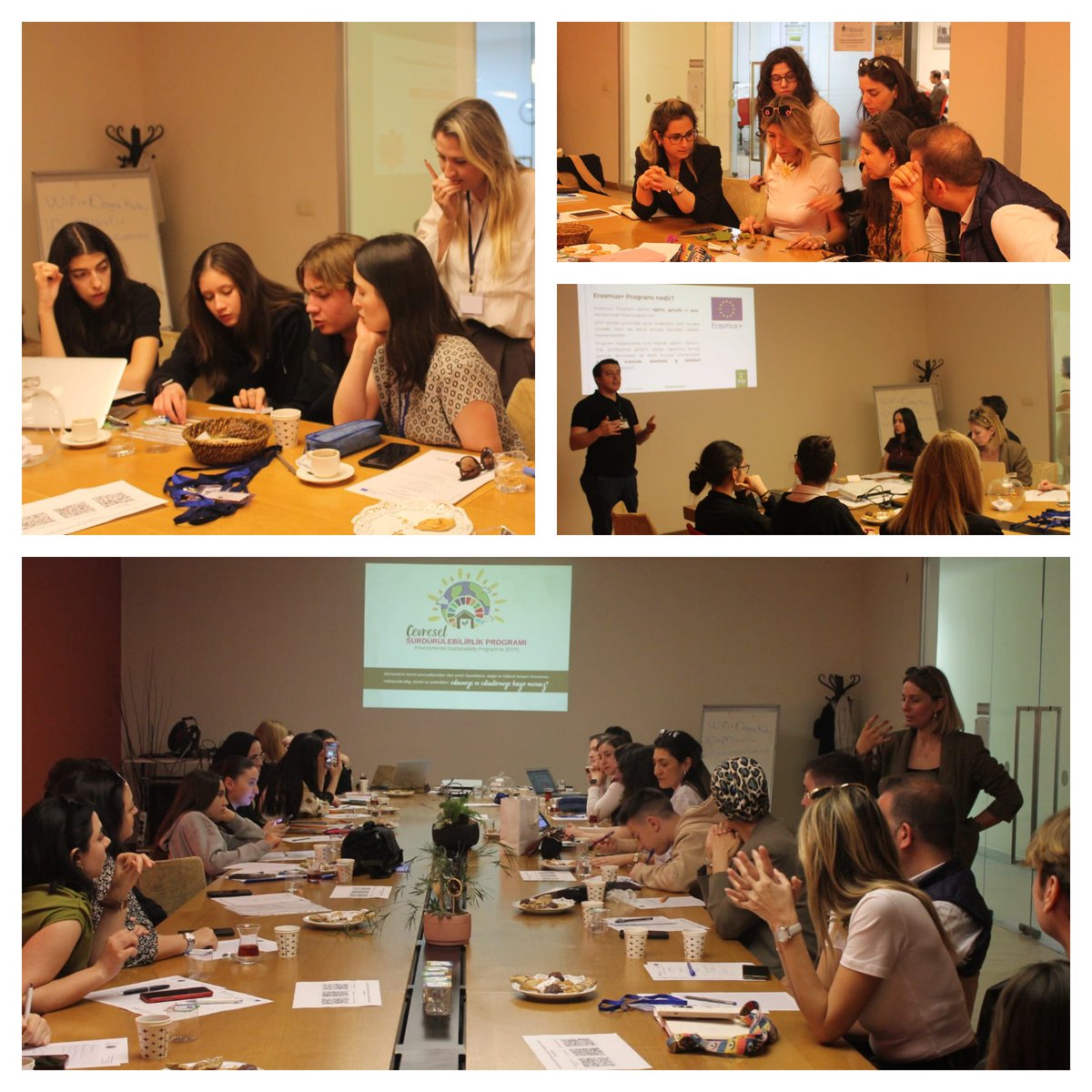 Doğa Koleji Projeler Koordinatörlüğü olarak AB Erasmus+ Okul Eğitiminde İş Birliği Ortaklıkları (KA220-SCH) programı kapsamında yürütmekte olduğumuz PATHWAYS Projesi kapsamında 15 Mayıs Perşembe günü Ataşehir-1 Kampüsümüzün ev sahipliğinde "Okullarda Çevresel Sürdürülebilirlik