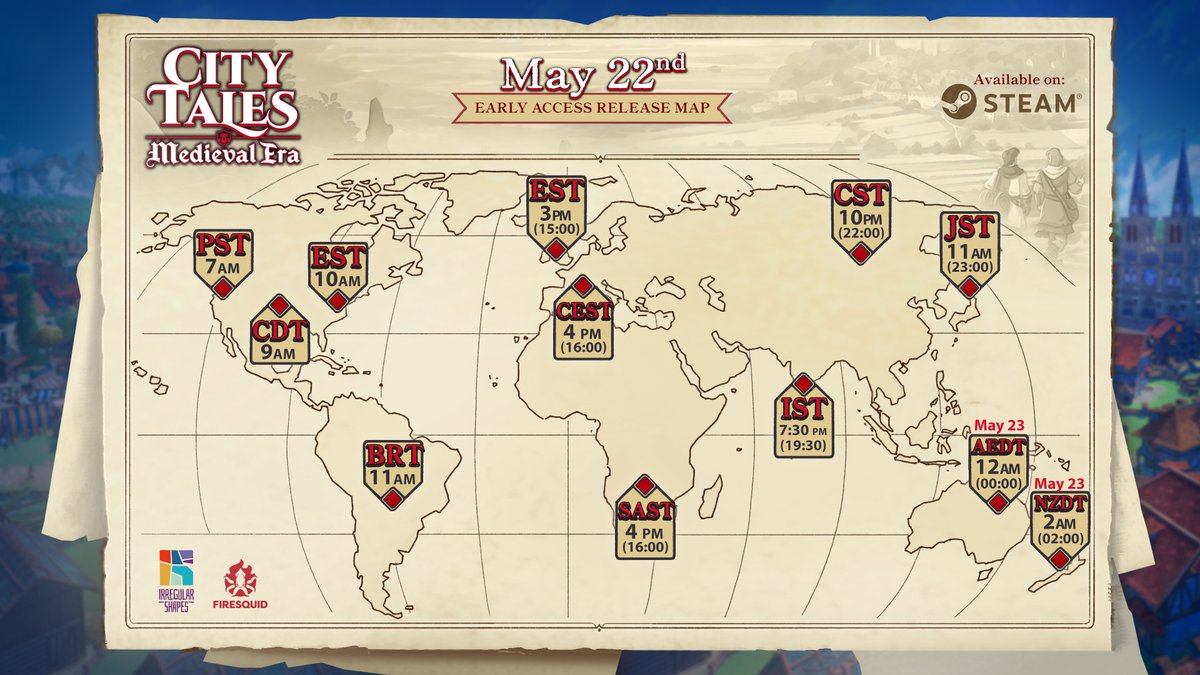 🏰 City Tales - Medieval Era | Irregular Shapes tweet media