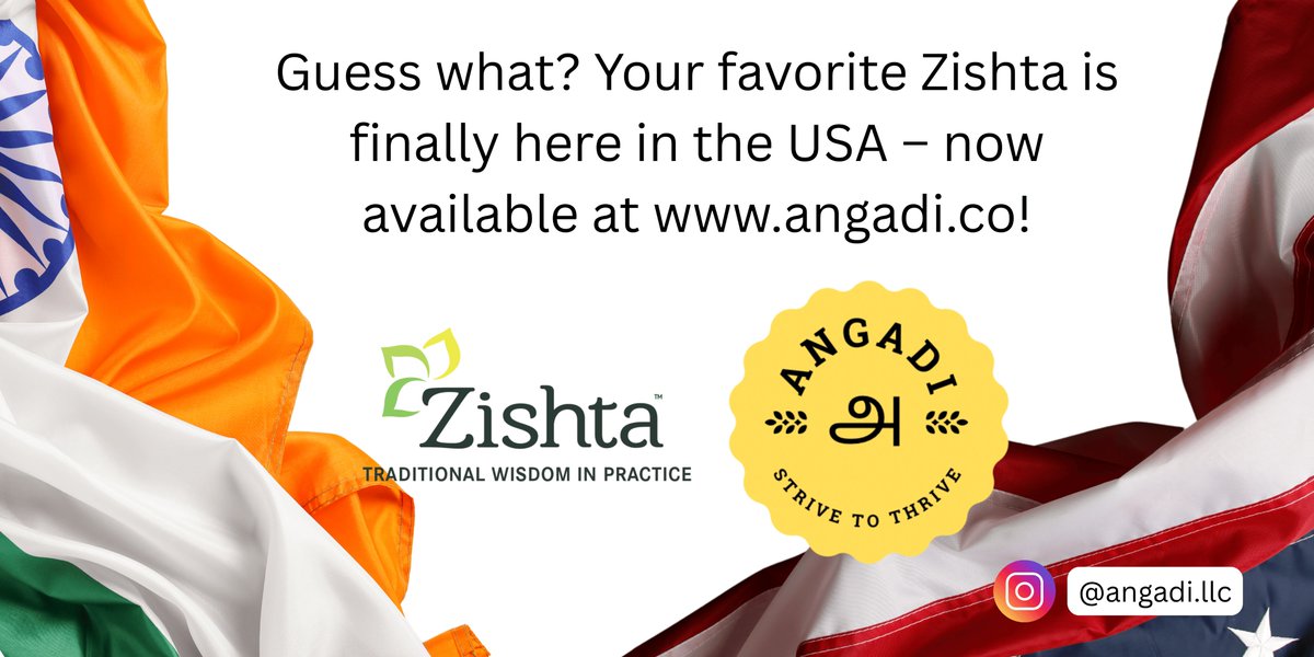 Zishta_'s tweet image. Exciting news for the Indian diaspora in the USA!
Zishta partners with Angadi USA to bring authentic, handcrafted cookware closer to you. Explore the rich heritage of brass, iron &amp;amp; neem wood essentials!  zishta.com/blogs/news/zis…   #Zishta #AngadiUSA #TraditionalCookware