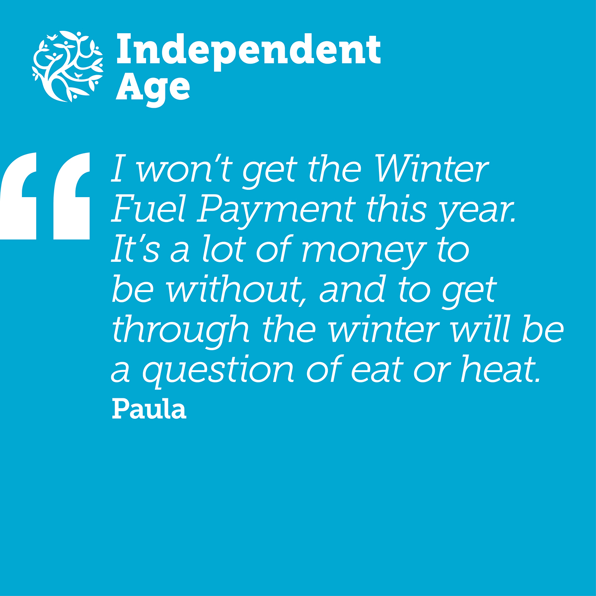 IndependentAge's tweet photo. We welcome today's #WinterFuelPayment announcement but we need action.

Since changes were announced in July, we have been pushing for the UK Government to review the threshold to avoid hundreds of thousands of older people on a low income missing out.

https://t.co/yGVY1f1xQE https://t.co/2tlaRLLF1s