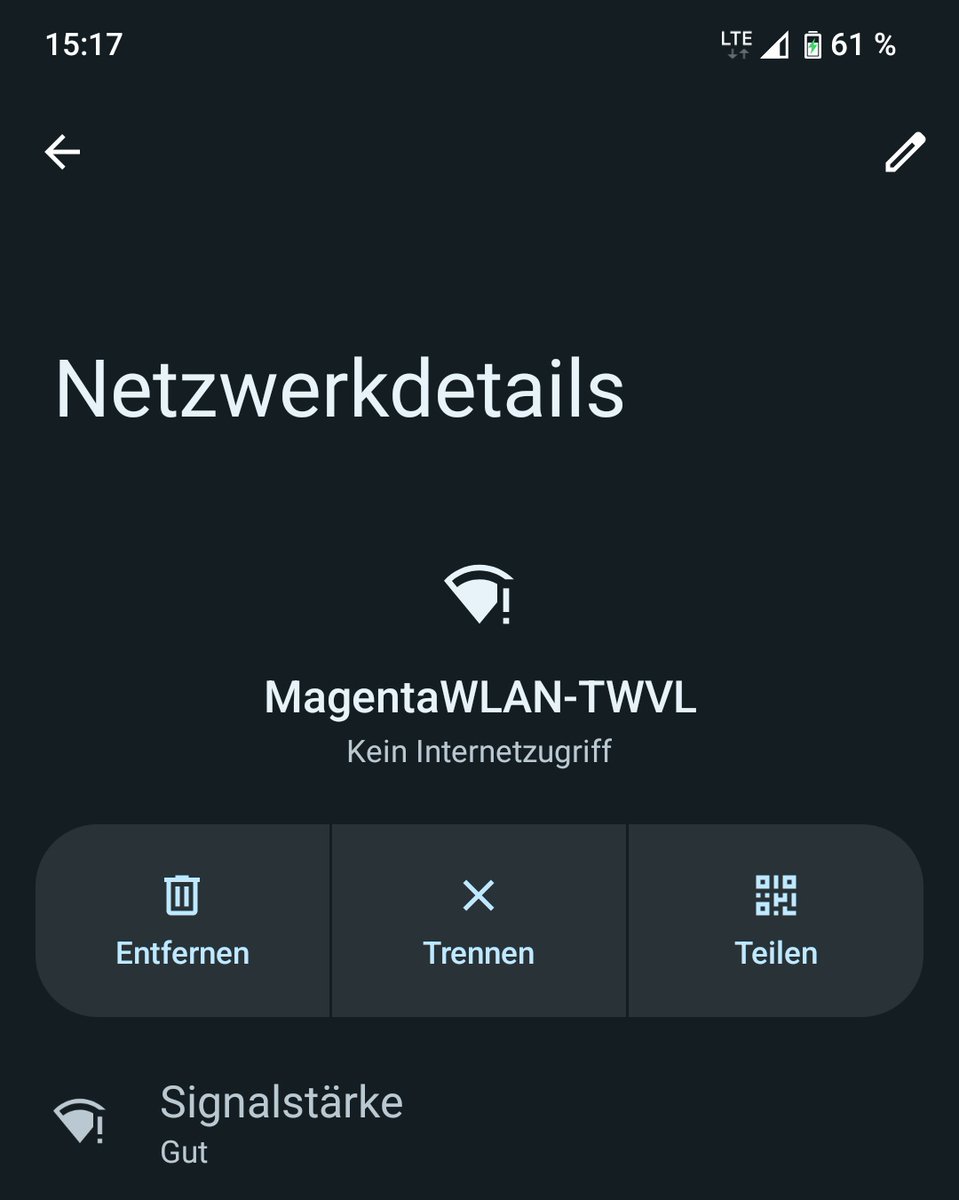 Jacky10_5's tweet photo. Das geht jetzt seit 2 Wochen so. Ständig bricht das Internet weg, gerne mal für eine +/-halbe Stunde  Aber passiert anscheind momentan ständig in mehreren Teilen Deutschlands. GG @deutschetelekom dafür bezahl ich euch damit ich meine Mobilen Daten verwenden darf... https://t.co/IIe3i2Kp6U