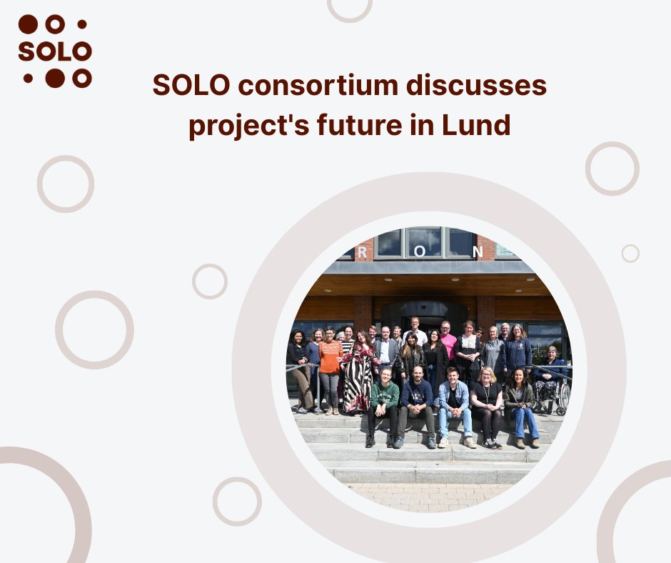 🤝 SOLO's consortium met in person this May, in Sweden. The meeting lasted 3 days and was a catalyst for many fruitful conversations, shaping the future of the project. 

👀 Find out more about how the partners spent their days in Lund: soils4europe.eu/news/solo-cons…

#SOLOMeetsLund