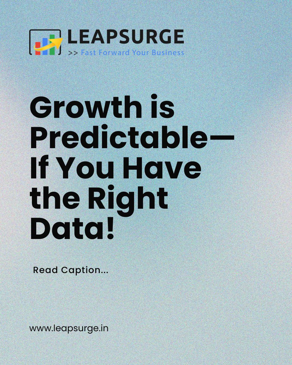 leapsurge's tweet image. What if you could see your next big opportunity before it happens?

📊 Predictive analytics helps you:
✅ Forecast trends
✅ Avoid risks
✅ Scale smarter

💡 Don’t leave your success to chance—use BI! 

#PredictSuccess #BIForGrowth #StayAhead #LeapSurgeBI