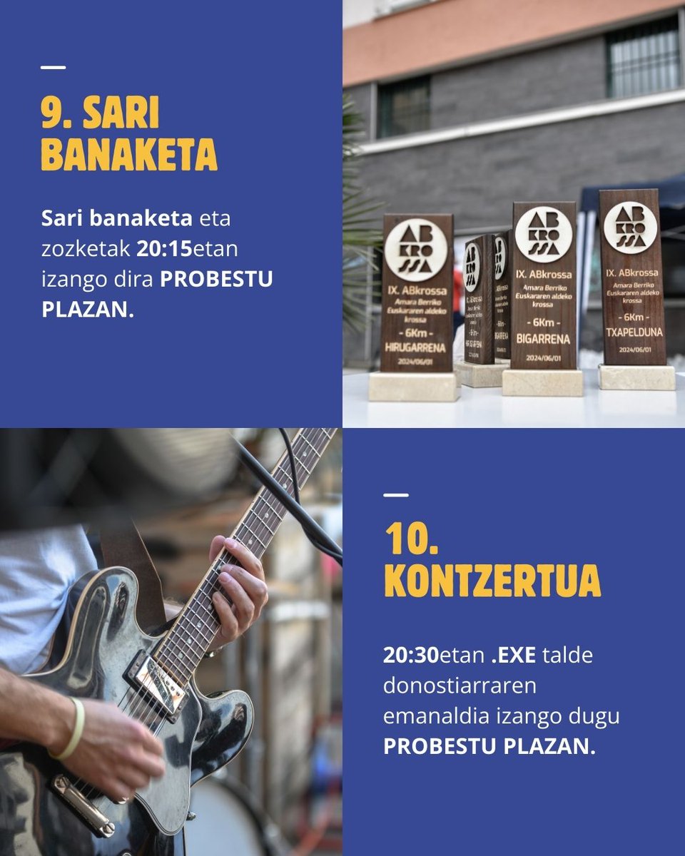 ABkrossa's tweet photo. ⚠️ AZKEN ORDUKO INFORMAZIOA (II)

Izen-ematea🔗 https://t.co/PkMgaocNYn -en.

#ABkrossa #ABkrossa25 #AmaraBerri #Amara #Donostia #lasterketa #euskara https://t.co/ql6M3MJH0R