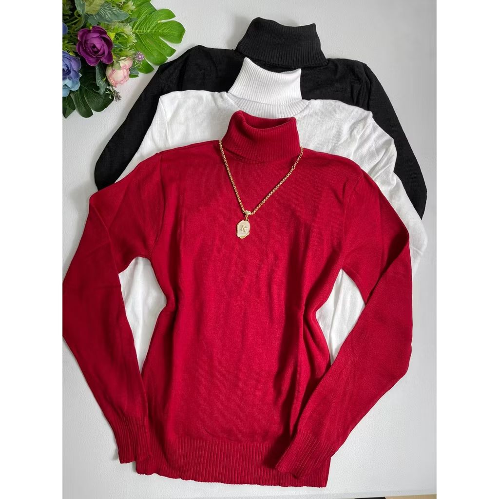 jisw's tweet photo. #lookperfeiyo Blusa gola alta tricot feminina inverno manga longa TAM :U 36 até 42 por R$33,75. #comprenashopee  #bodywear https://t.co/hAePfS8rGP https://t.co/XfIups1Aaj