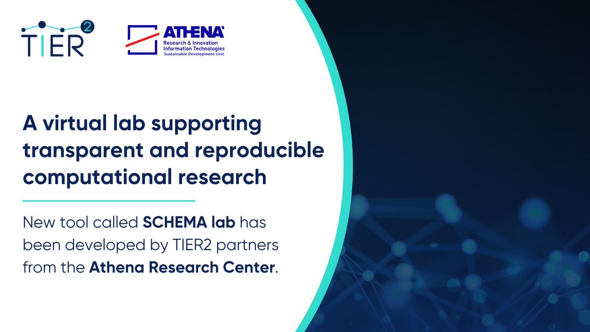 🔬 SCHEMA lab helps researchers organise and repeat computer-based experiments with ease—supporting transparent and reliable science. ⚗️
📖 Read more: tier2-project.eu/news/virtual-l…