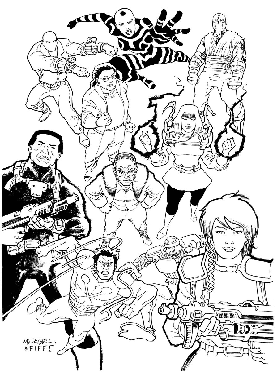 COPRA 50's Final Order Cutoff is approaching! That means you have to tell your retailer about it ASAP and lock in a copy for yourself. Maybe two copies. ALL THE COPIES

[Art: my inks over Luke McDonnell's cover]
