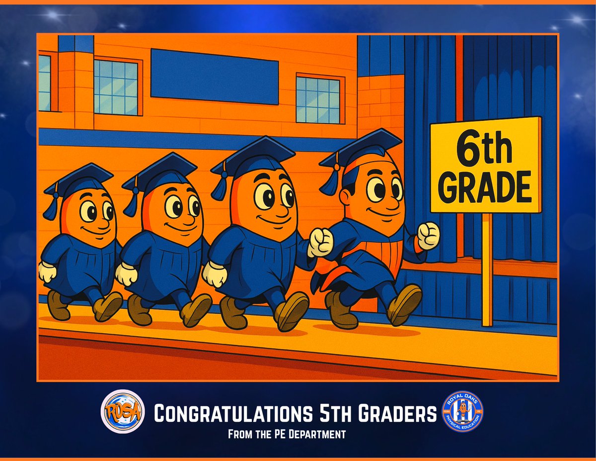 Congratulations to our 5th grade class, good luck in all your future endeavors #ROSAPE