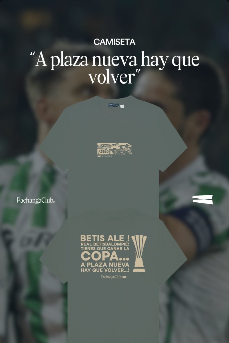 ATENCIOOON‼️‼️‼️

Nueva camiseta “ A plaza nueva hay que volver” ya disponible en nuestra web 🔥🔥🔥