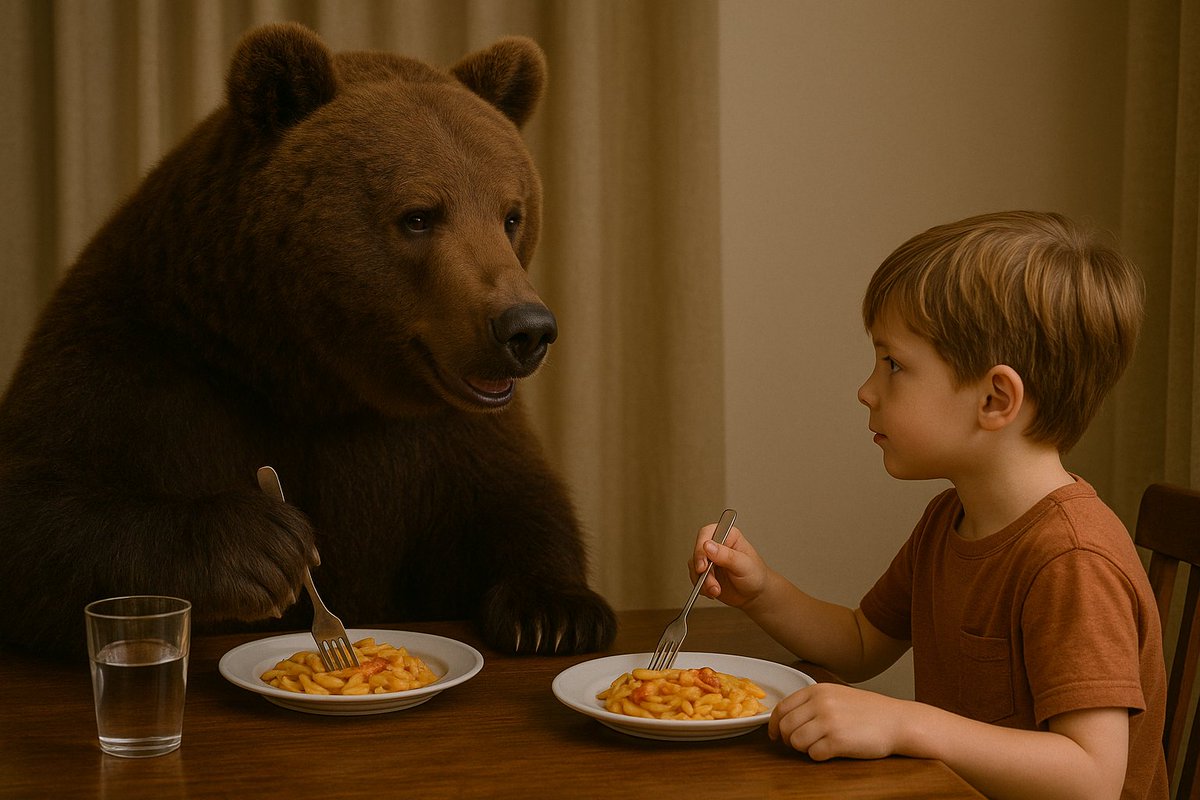 IRLPedoBear's tweet photo. I invited lil Timmy over for Pasta, his favourite. https://t.co/LvAOiROeuf