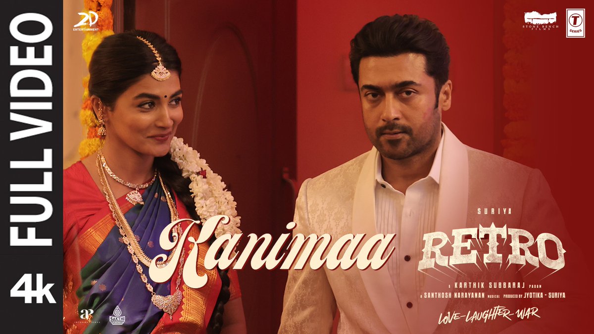 2D Entertainment (@2d_entpvtltd) on Twitter photo Bringing The One’s wedding vibes to your home 🕺🏻💃🏻
#Kanimaa Full Video Song
OUT NOW ▶️ youtu.be/5CEXL8kfGL4
#RetroRunningSuccessfully #TheOneWon
@Suriya_Offl #Jyotika <a href="/karthiksubbaraj/">karthik subbaraj</a> <a href="/hegdepooja/">Pooja Hegde</a> <a href="/Music_Santhosh/">Santhosh Narayanan</a> <a href="/prakashraaj/">Prakash Raj</a> <a href="/C_I_N_E_M_A_A/">joju george</a> <a href="/rajsekarpandian/">Rajsekar Pandian</a> <a href="/kaarthekeyens/">Kaarthekeyen S</a> Bringing The One’s wedding vibes to your home 🕺🏻💃🏻
#Kanimaa Full Video Song
OUT NOW ▶️ youtu.be/5CEXL8kfGL4
#RetroRunningSuccessfully #TheOneWon
@Suriya_Offl #Jyotika <a href="/karthiksubbaraj/">karthik subbaraj</a> <a href="/hegdepooja/">Pooja Hegde</a> <a href="/Music_Santhosh/">Santhosh Narayanan</a> <a href="/prakashraaj/">Prakash Raj</a> <a href="/C_I_N_E_M_A_A/">joju george</a> <a href="/rajsekarpandian/">Rajsekar Pandian</a> <a href="/kaarthekeyens/">Kaarthekeyen S</a>