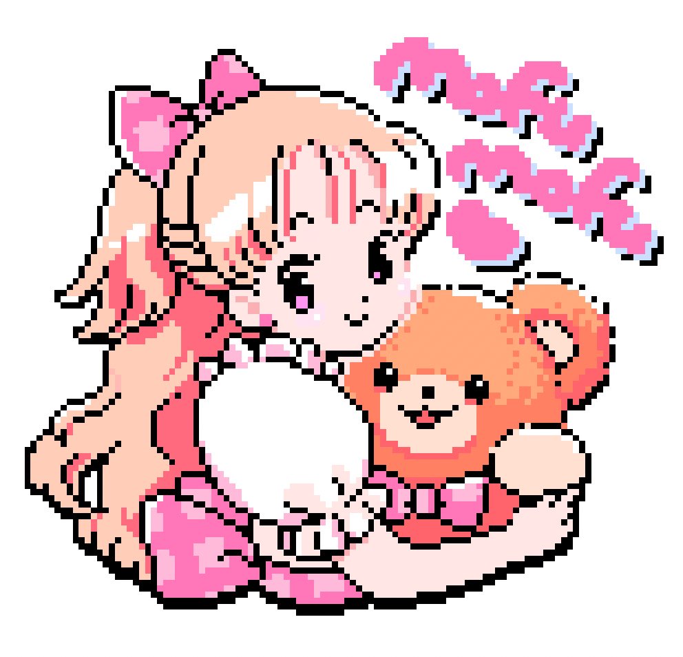 もふもふ🧸 #pixelart