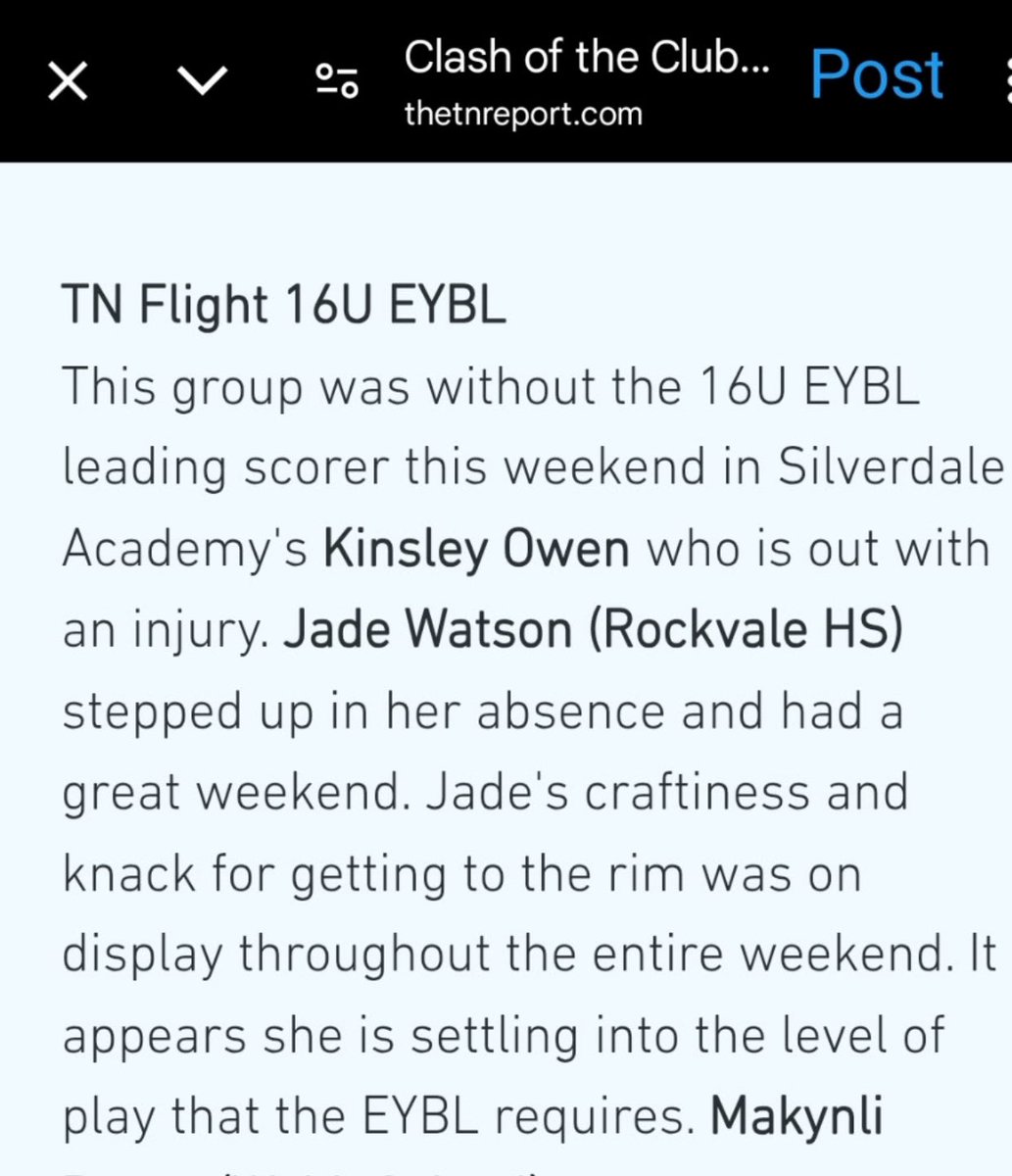 Jade Watson (@jadesosh1fty_27) on Twitter photo Thanks for write up <a href="/tlownsdale/">Tim Lownsdale</a> <a href="/TheTNReport/">TheTNReport</a>. Running on 75% in Houston. Rest, recovery, work, work, work preparing for Session 3.
<a href="/WeWorkHoops/">Christian Simmons</a> Thanks for write up <a href="/tlownsdale/">Tim Lownsdale</a> <a href="/TheTNReport/">TheTNReport</a>. Running on 75% in Houston. Rest, recovery, work, work, work preparing for Session 3.
<a href="/WeWorkHoops/">Christian Simmons</a>
