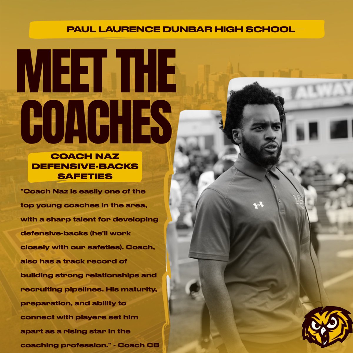 Meet The Coaches Pt. 3 | Dunbar Football

#PP03🦉 x #ChampionshipCulture🏆