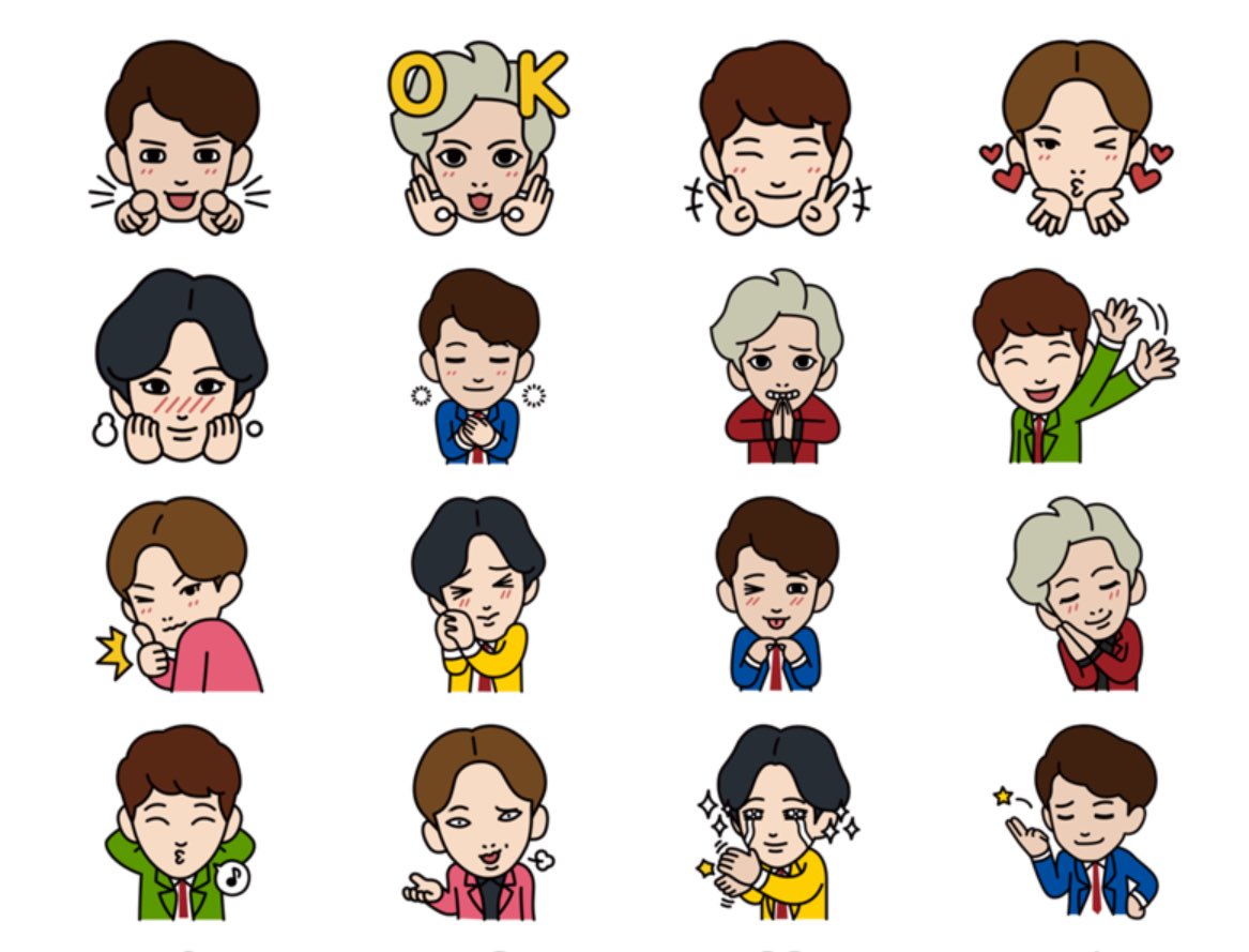 amanenew's tweet photo. そういやさっき背景にいたキャラクターになったSHINeeちゃんたち、スタンプ持ってたな…シャヲルのリア友（1人）にしか使えないのが難点 https://t.co/Fb5pZNdZP0