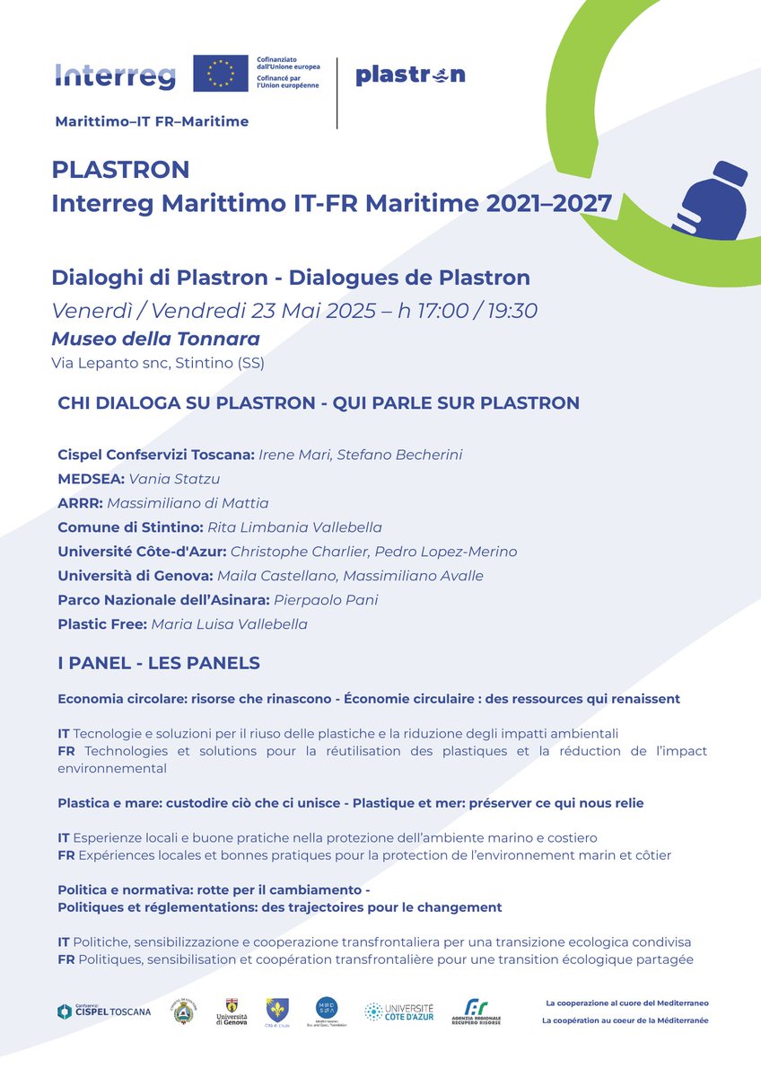 CHI DIALOGA A STINTINO?
Docenti, ricercatori, amministratori, comunicatori, attivisti, i partner del progetto si confrontano 
QUI DIALOGUE EN STINTINO?
Enseignants, chercheurs, administrateurs, communicateurs, activistes, les partenaires du projet s'affrontent

<a href="/pc_maritime/">Interreg Maritime</a>