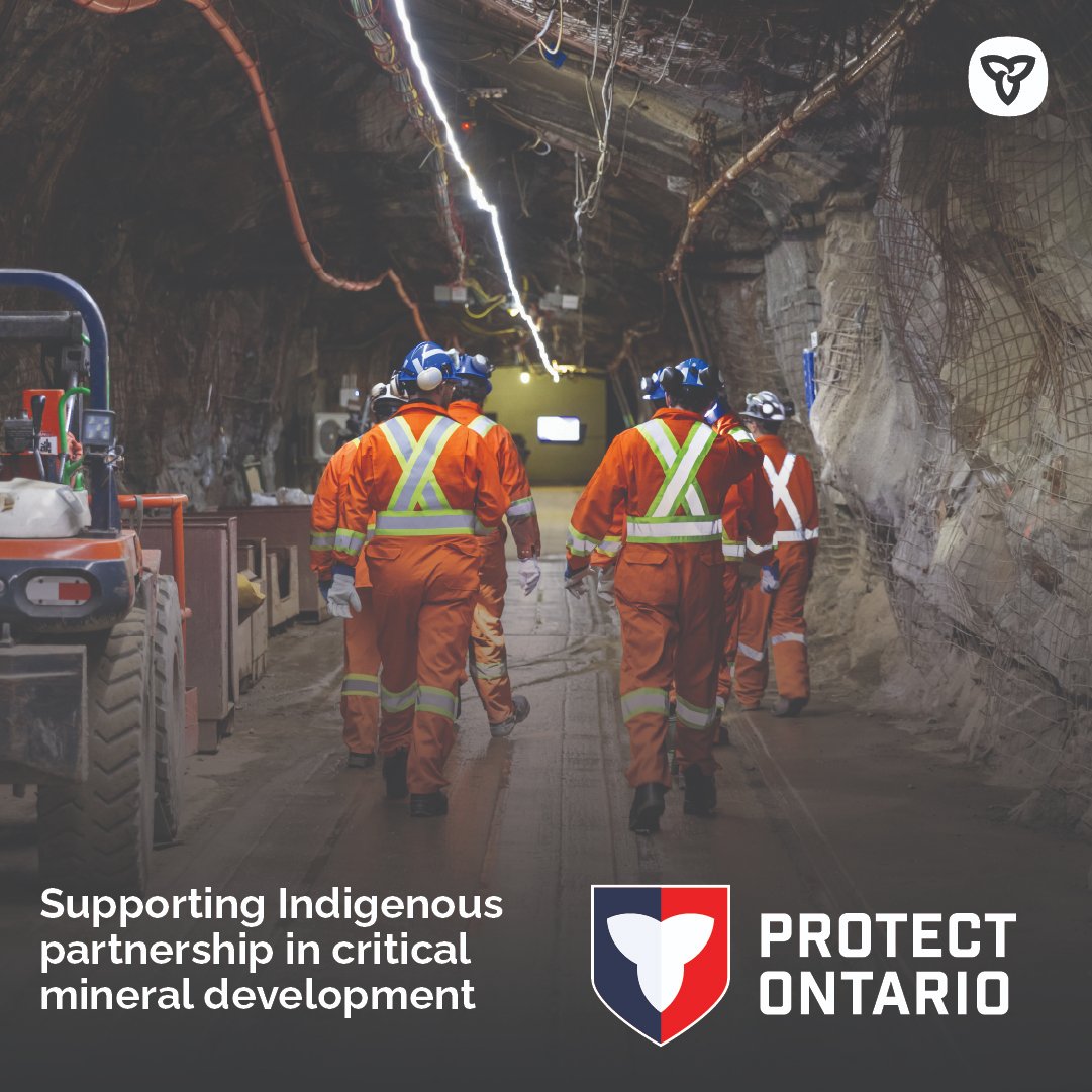David Piccini (@davidpiccini) on Twitter photo Our government is building a made-in-Ontario critical minerals supply chain by supporting Indigenous partnerships through:
✅ Expanded financing opportunities
✅ Enhanced consultations
✅ New resource development scholarships
🔗news.ontario.ca/en/release/100…
<a href="/PBethlenfalvy/">Peter Bethlenfalvy</a> <a href="/Sflecce/">Stephen Lecce</a> Our government is building a made-in-Ontario critical minerals supply chain by supporting Indigenous partnerships through:
✅ Expanded financing opportunities
✅ Enhanced consultations
✅ New resource development scholarships
🔗news.ontario.ca/en/release/100…
<a href="/PBethlenfalvy/">Peter Bethlenfalvy</a> <a href="/Sflecce/">Stephen Lecce</a>