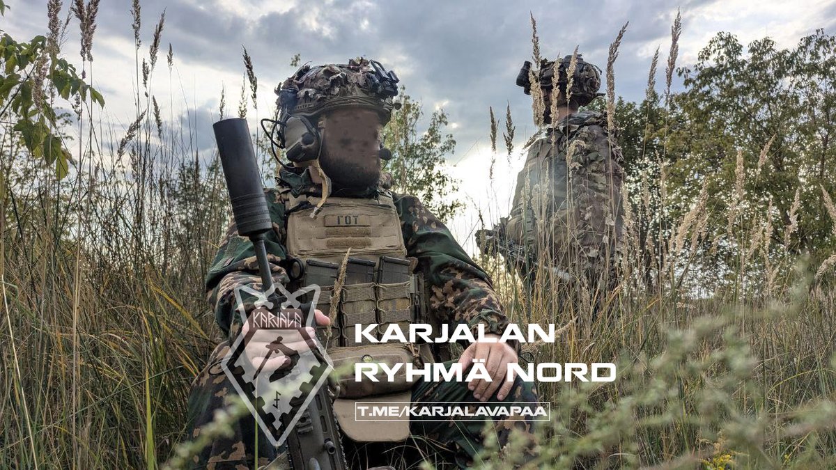 KarjalanNORD's tweet image. By liberating Karjala, we preserve the defense of all Nordic Europe, from Grænland to Bjarmaland.
Skarphéðinn mælti til Sigmundar: «Tak vopn þín og ver þig. Er það nú meiri nauðsyn en kveða flím um oss bræður».
#FreeKarelia