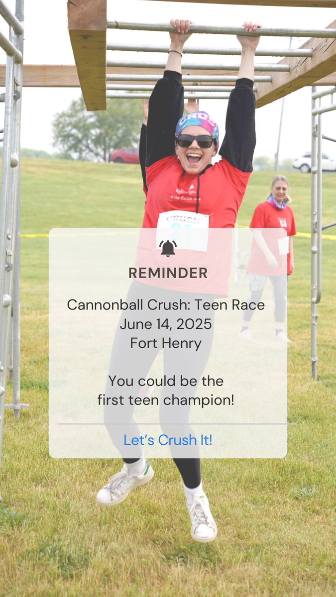 ☀️ Summer plans? How about becoming the first-ever teen Cannonball Crush CHAMPION? Ages 13–17 can now register at CannonballCrush.ca. Mud, water, obstacles &amp; epic fun awaits 💪💦
⏳ Registration closes May 31 so sign up today!
#CannonballCrush #TeenChallenge #SummerFun