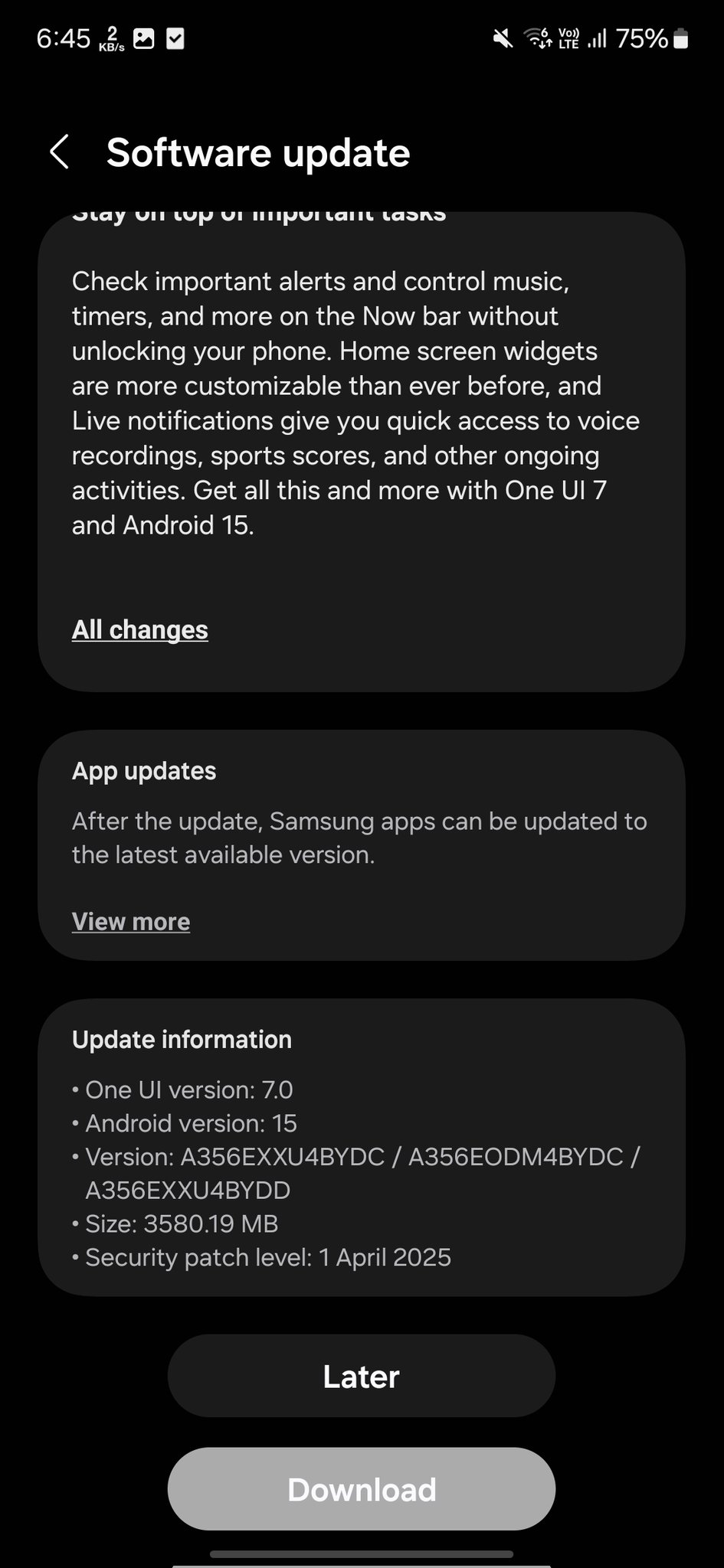 Samsung Galaxy A35, Galaxy M35 gets One UI 7 Update in India