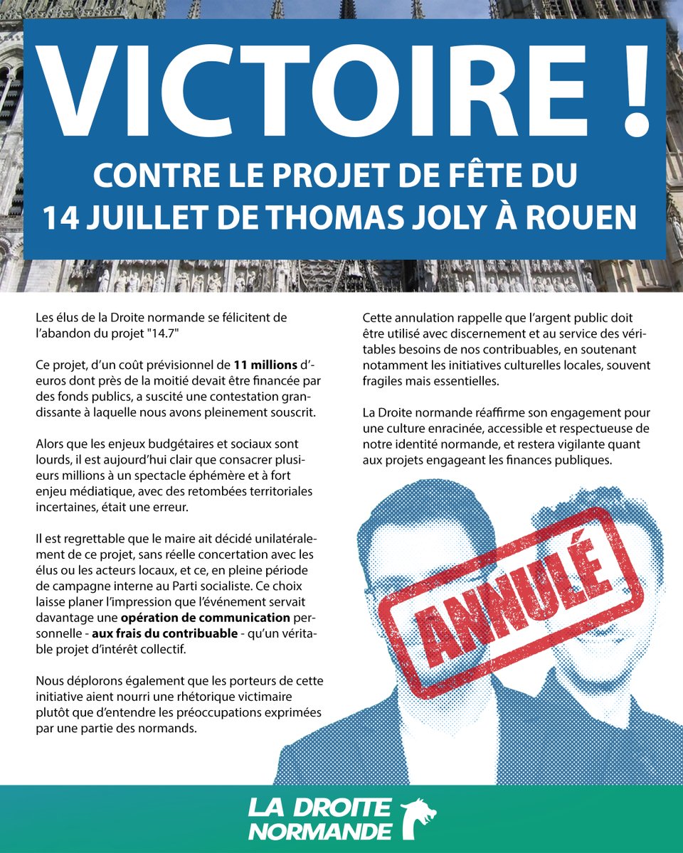 La droite normande tweet media
