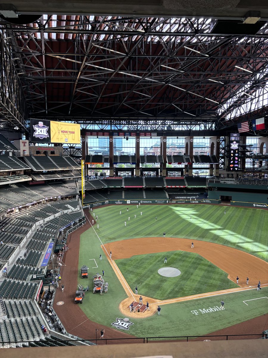 Tim Healey (@timhealeyasu) on Twitter photo Bacon, eggs - and baseball, anyone? Our view from the booth at Globe Life Field in Arlington for this morning’s <a href="/ASU_Baseball/">Sun Devil Baseball</a> Big-12 Championship opening-round game vs. BYU. Join Max and me on KDUS 1060 AM starting at 6:45 am - and can someone get me a Starbucks??!! Bacon, eggs - and baseball, anyone? Our view from the booth at Globe Life Field in Arlington for this morning’s <a href="/ASU_Baseball/">Sun Devil Baseball</a> Big-12 Championship opening-round game vs. BYU. Join Max and me on KDUS 1060 AM starting at 6:45 am - and can someone get me a Starbucks??!!